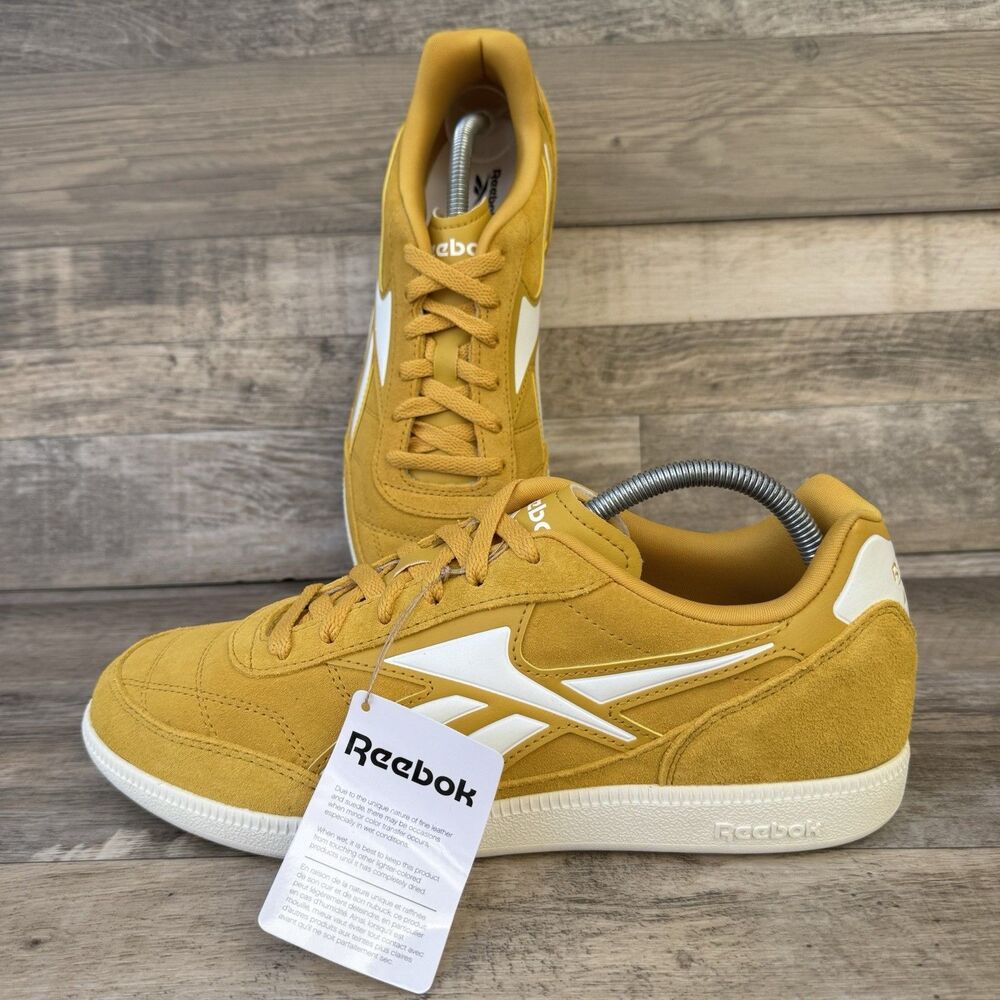Reebok Finale Gold Chalk Yellow Sneakers 100229901 Size 10.5 New
